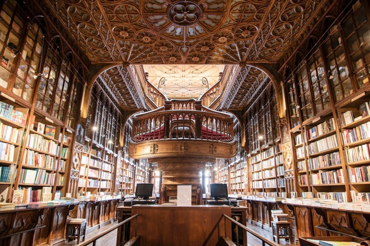 Discover the intricate design and rich history of the Livraria Lello bookstore in Porto, Portugal.